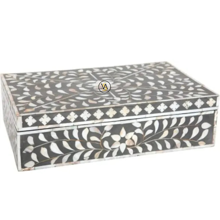 Handcrafted Mother of Pearl Jewelry Box for Women