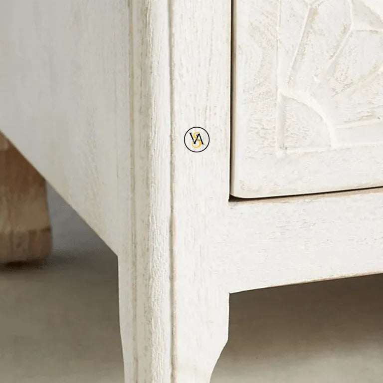 Luxury Hand Carved Lombok 3 Drawer Dresser | Wooden Drawer